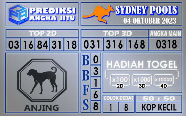 Prediksi Sydney 04 Oktober 2023