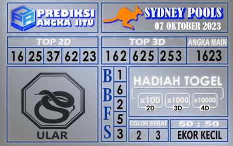 Prediksi Sydney 07 Oktober 2023