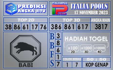 PRDIKSI ITALIA 17 NOVEMBER 2023