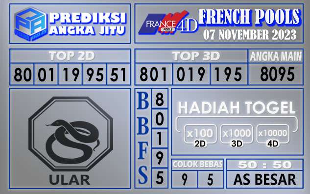 PREDIKSI FRENCH 07 NOVEMBER 2023