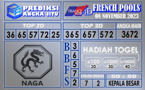 PREDIKSI FRENCH 08 NOVEMBER 2023