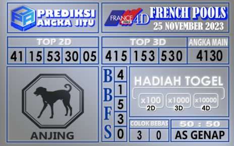 PREDIKSI FRENCH 25 NOVEMBER 2023