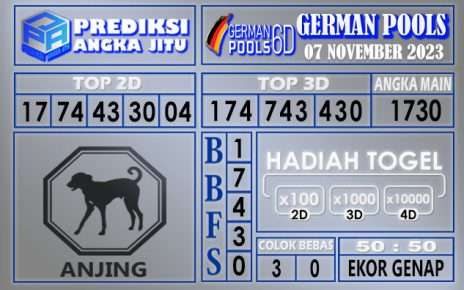 PREDIKSI GERMAN 07 NOVEMBER 2023