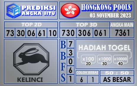 PREDIKSI HONGKONG 03 NOVEMBER 2023