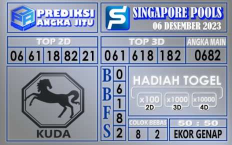 PREDIKSI SINGAPORE 06 DESEMBER 2023