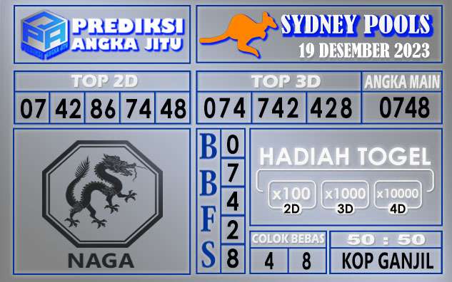 Prediksi Sydney 19 Desember 2023