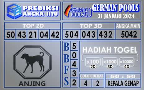 PREDIKSI GERMAN 31 JANUARI 2024