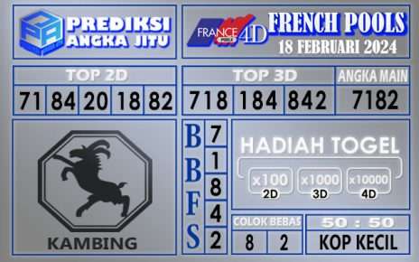 PREDIKSI FRENCH 18 FEBRUARI 2024