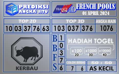 PREDIKSI FRENCH 01 APRIL 2024