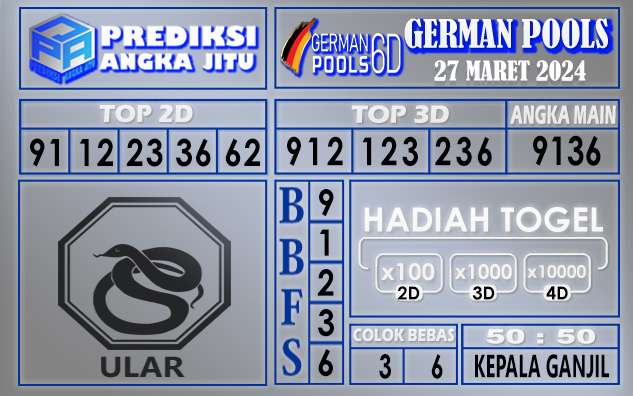 PREDIKSI GERMAN 27 MARET 2024