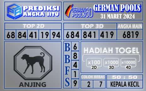 PREDIKSI GERMAN 31 APRIL 2024