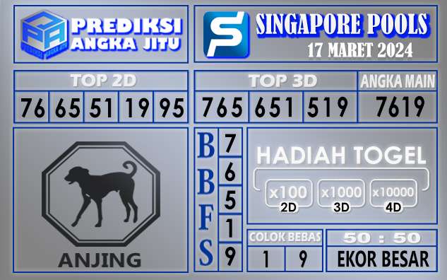 PREDIKSI SINGAPORE 17 MARET 2024