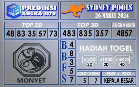 PREDIKSI SYDNEY 26 MARET 2024