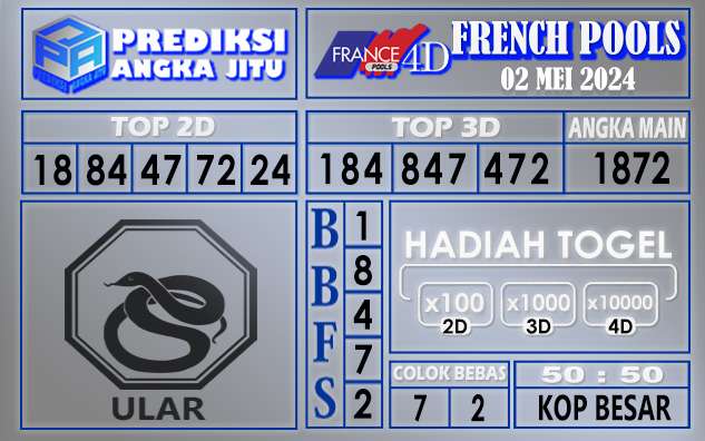 PREDIKSI FRENCH 02 MEI 2024