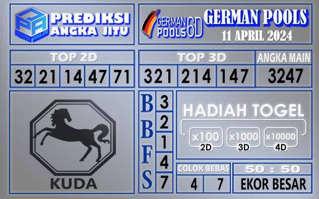 PREDIKSI GERMAN 11 APRIL 2024