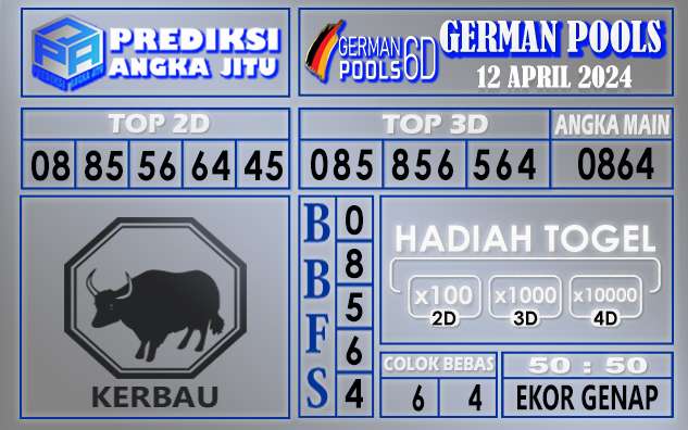 PREDIKSI GERMAN 12 APRIL 2024