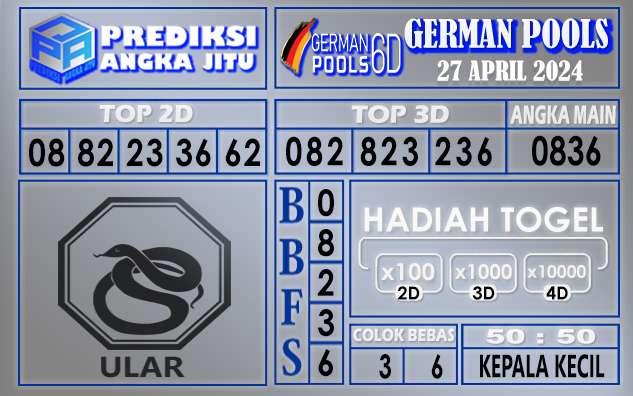 PREDIKSI GERMAN 27 APRIL 2024