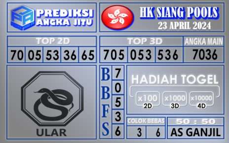 PREDIKSI HK SIANG 23 APRIL 2024