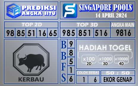 PREDIKSI SINGAPORE 14 APRIL 2024