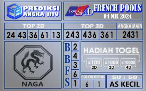 PREDIKSI FRENCH 04 MEI 2024