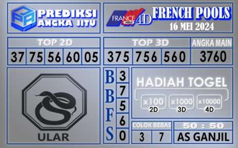 PREDIKSI FRENCH 16 MEI 2024