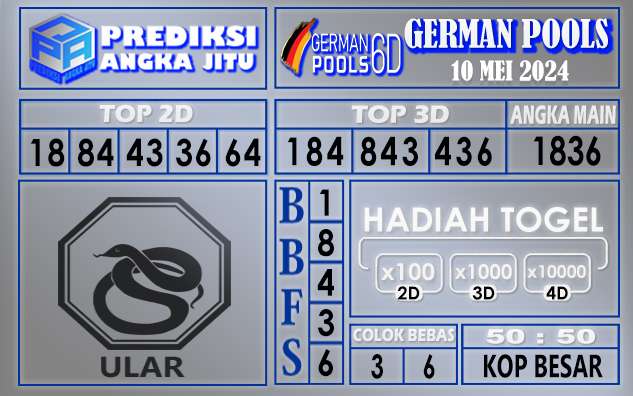 PREDIKSI GERMAN 10 MEI 2024