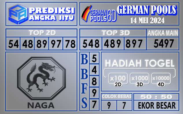 PREDIKSI GERMAN 14 MEI 2024