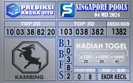 PREDIKSI SINGAPORE 04 MEI 2024