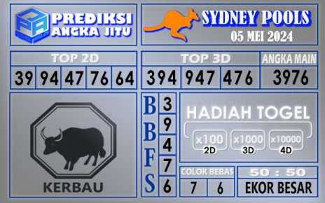 PREDIKSI SYDNEY 05 MEI 2024