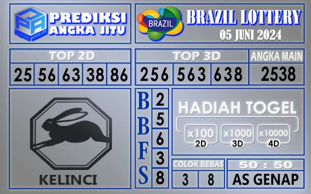 PREDIKSI BRAZIL 05 JUNI 2024