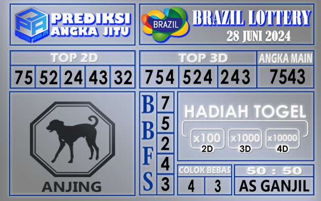 PREDIKSI BRAZIL 28 JUNI 2024