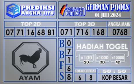 PREDIKSI GERMAN 01 JULI 2024