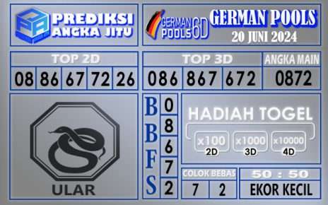 PREDIKSI GERMAN 20 JUNI 2024