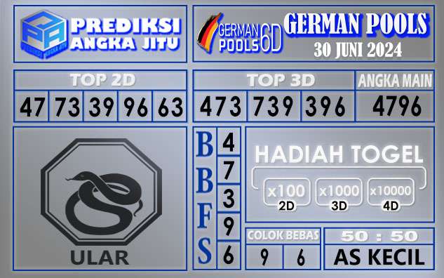 PREDIKSI GERMAN 30 JUNI 2024