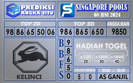 PREDIKSI SINGAPORE 08 JUNI 2024