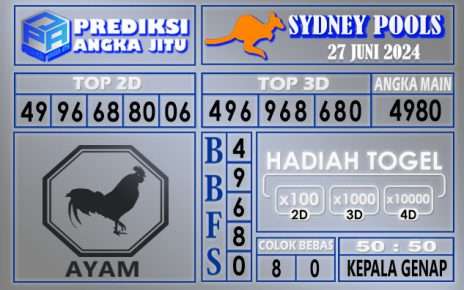 PREDIKSI SYDNEY 27 JUNI 2024