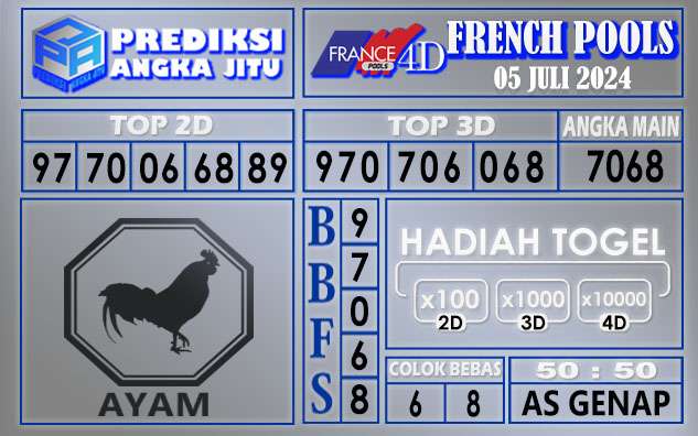 PREDIKSI FRENCH 05 JULI 2024