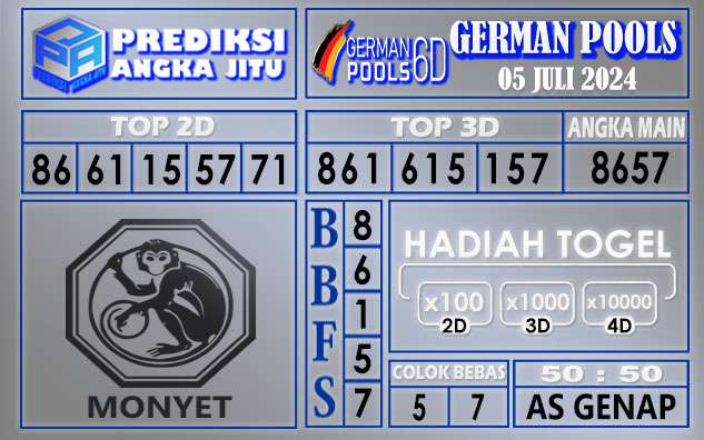 PREDIKSI GERMAN 05 JULI 2024