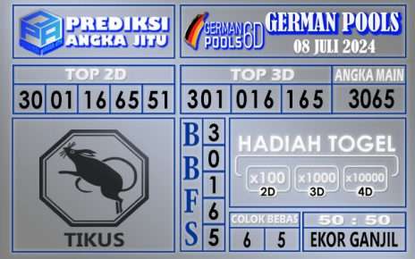 PREDIKSI GERMAN 08 JULI 2024