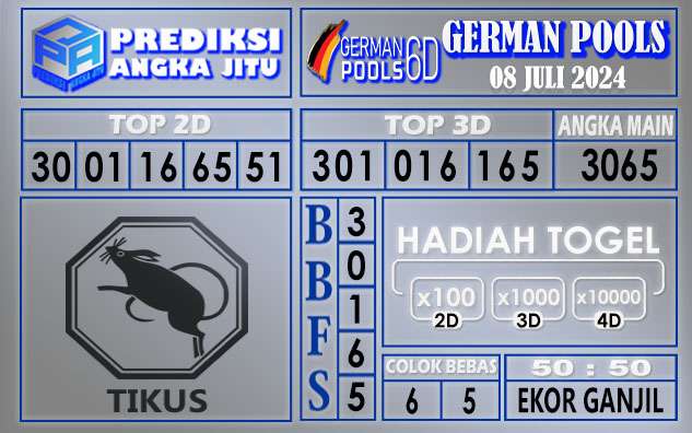 PREDIKSI GERMAN 08 JULI 2024