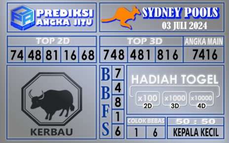 PREDIKSI SYDNEY 03 JULI 2024