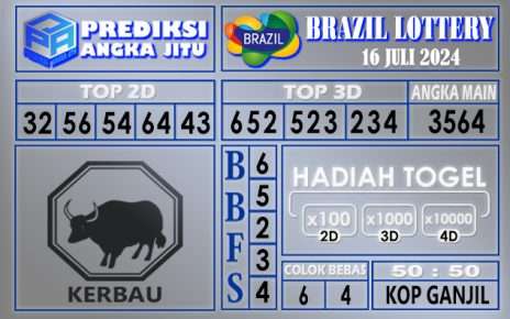 Prediksi BRAZIL tgl 16 juli 2024