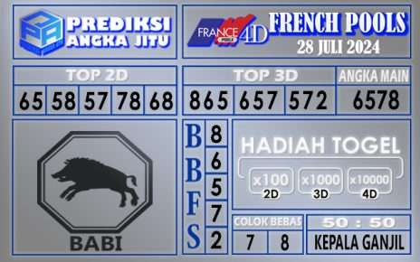 Prediksi FRENCH tgl 28 juli 2024