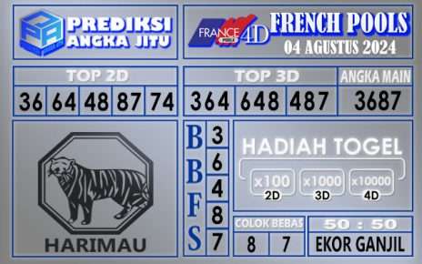 PREDIKSI FRENCH 04 AGUSTUS 2024