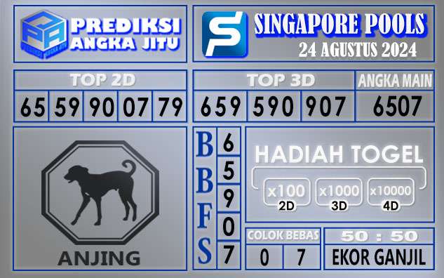 PREDIKSI SINGAPORE 24 AGUSTUS 2024