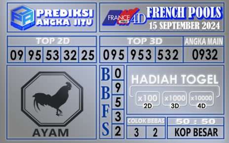 PREDIKSI FRENCH 15 SEPTEMBER 2024