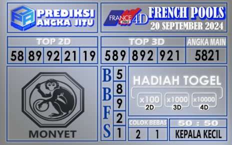 PREDIKSI FRENCH 20 SEPTEMBER 2024