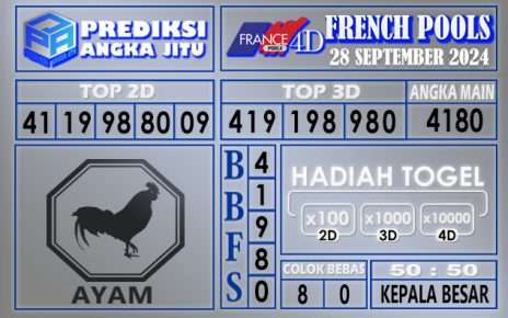 PREDIKSI FRENCH 28 SEPTEMBER 2024