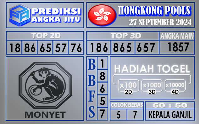 PREDIKSI HONGKONG 27 SEPTEMBER 2024