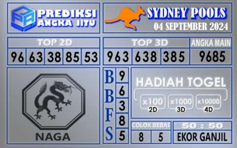 PREDIKSI SYDNEY 04 SEPTEMBER 2024